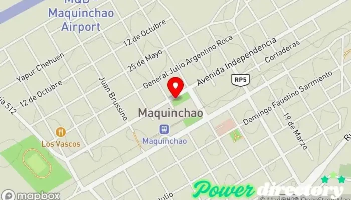 mapa de Maquinchao  en Maquinchao