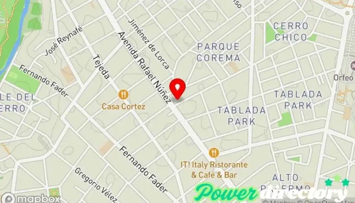 mapa de MAR Kinesiología, Fisioterapia Y Estética Fisioterapeuta, Esteticista, Proveedor de productos de belleza, Kinesiólogo, Centro de depilación láser, Salón de manicura y pedicura, Osteópata en Córdoba