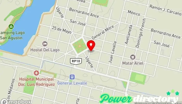 mapa de Marcela Di Salvo - La Segunda Seguros Agencia aseguradora de automóviles en Gral. Levalle