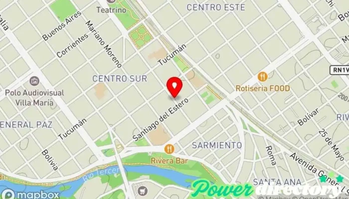 mapa de Marcela Estevez  en Villa María