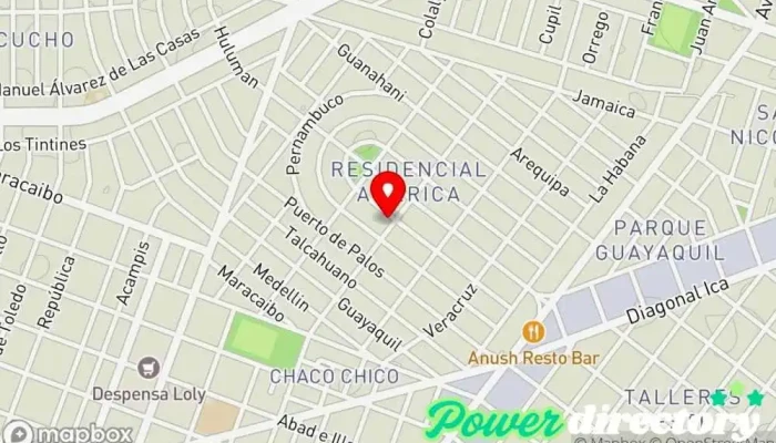 mapa de Maria Del Carmen Fisioterapeuta en Córdoba