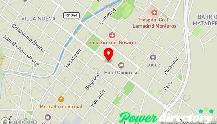 mapa de Martin Sandoval Patisserie Pastelería en Monteros