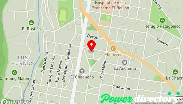 mapa de MASAJES Lumina Espacio Holístico Asesor en El Bolsón