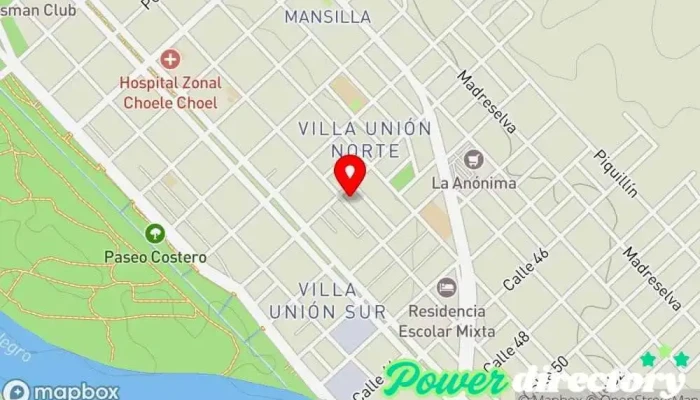 mapa de Masajista Ernesto Lopez Spa en Choele-choel