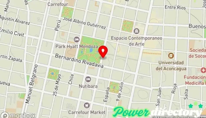 mapa de MEDEPYM - Préstamos personales Oficinas de empresa en Mendoza