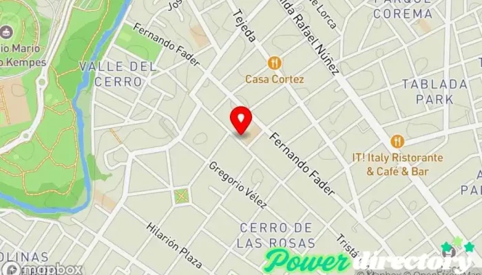 mapa de Medicina Integrada Centro de salud en Córdoba