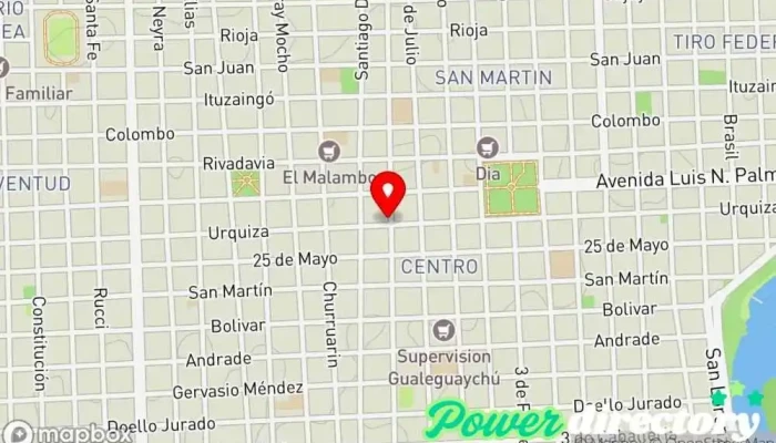 mapa de Mejor Crédito Institución financiera en Gualeguaychú