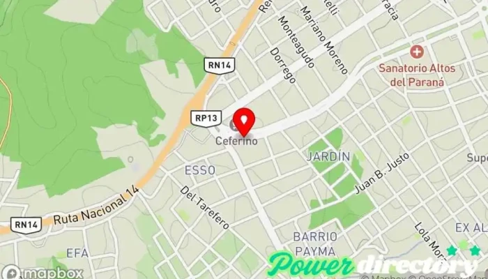 mapa de Microfin Prestamos  en San Vicente