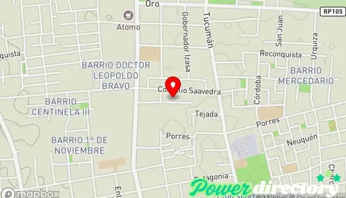 mapa de Milyluz Delicias tortas Pastelería, Tienda de postres en Chimbas