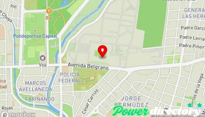 mapa de Ministerio de Trabajo, Planificación y Recursos Humanos de Catamarca  en San Fernando del Valle de Catamarca