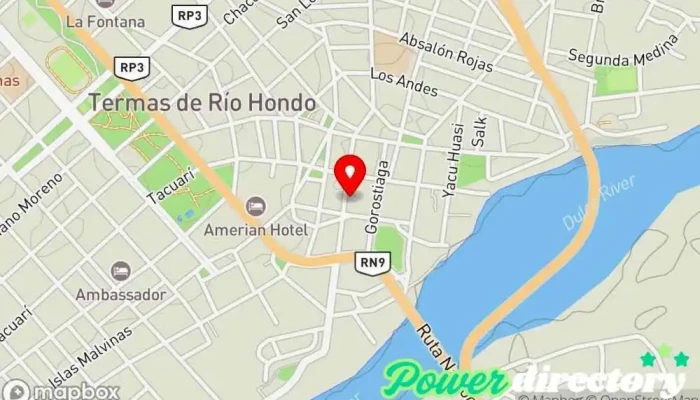 mapa de Misky Mar Patelería Artesanal Panadería, Pastelería en Termas de Río Hondo