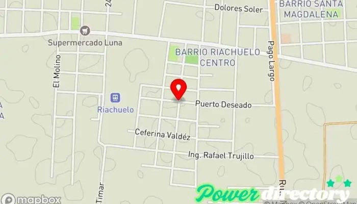 mapa de Mister Delicias Panadería en Riachuelo