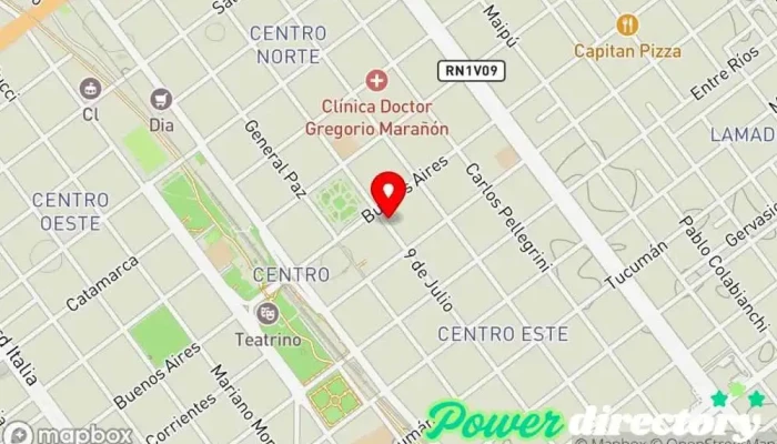 mapa de Montemar Compañía Financiera S.A. Planificador financiero, Servicio de asesoramiento crediticio, Oficina de cambio de divisas, Institución financiera, Compañía de seguros en Villa María