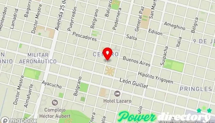 mapa de Montemar Compañía Financiera S.A. Planificador financiero, Servicio de asesoramiento crediticio, Oficina de cambio de divisas, Institución financiera en Villa Mercedes