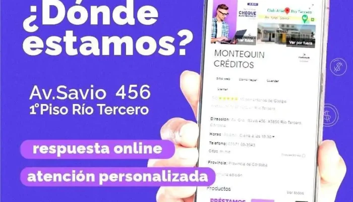 Montequin Cheques -  Del Propietario - Río Tercero