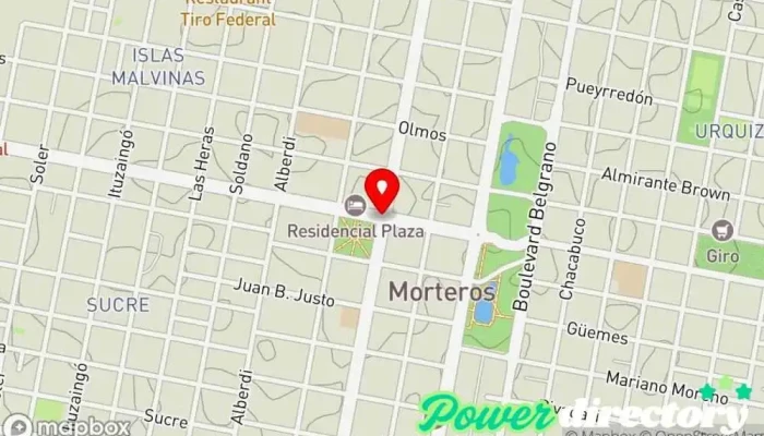 mapa de Morteros Vende Comercio en Morteros