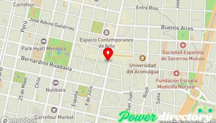 mapa de Moscash Institución financiera en Ciudad