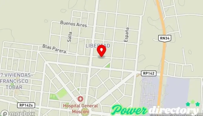 mapa de Mosconi Pagos Servicio de ayuda para cobros de menor cuantía en Gral. Enrique Mosconi