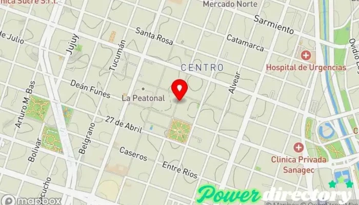 mapa de MR Multicréditos Agencia de préstamos, Servicio de asesoramiento crediticio en Córdoba