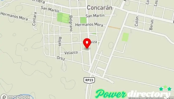 mapa de Multicash Cobro de deudas, Servicio de transferencias de dinero en Concaran