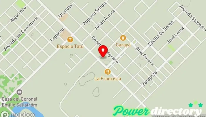 mapa de Municipalidad de Colonia Benítez Centro comunitario en Col. Benítez