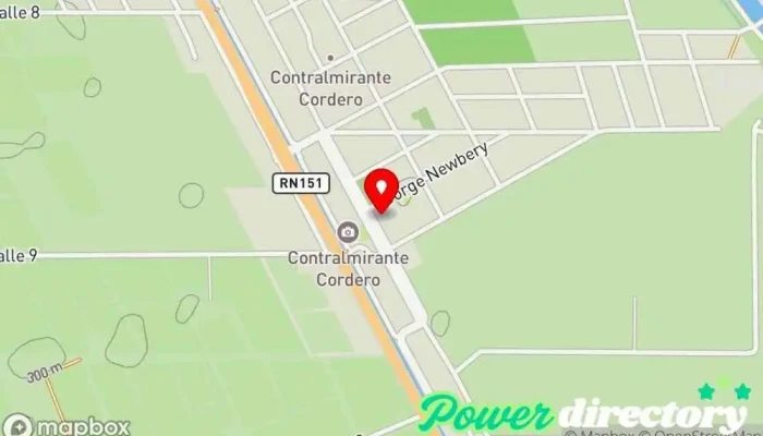 mapa de Municipalidad de Contralmirante Cordero Oficina de gobierno local en Gral. Roca