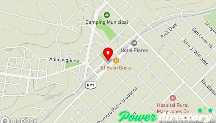 mapa de Municipalidad De Dolavon Diputación en Dolavon