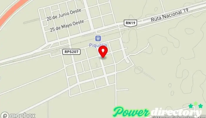 mapa de Municipalidad de Piquillín Diputación en Piquillín