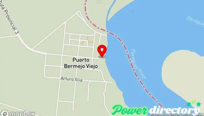 mapa de Municipalidad de Puerto Bermejo Oficina de la Administración en Puerto Bermejo
