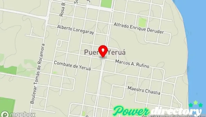 mapa de Municipalidad de Puerto Yerua Diputación en Puerto Yeruá