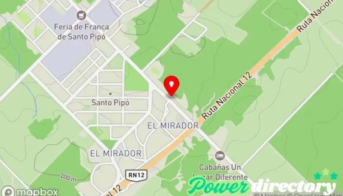 mapa de Municipalidad de Santo Pipo Oficinas de empresa en Santo Pipo