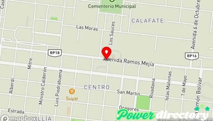 mapa de Musimundo Tienda de electrodomésticos en Las Heras
