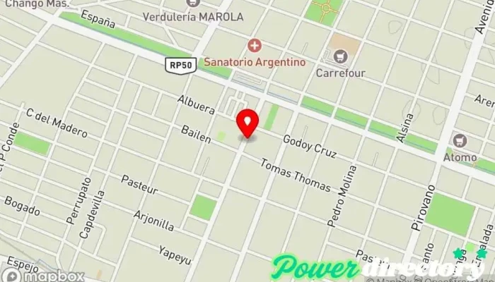 mapa de MUTUAL 18 DE MAYO Agencia de préstamos en San Martín