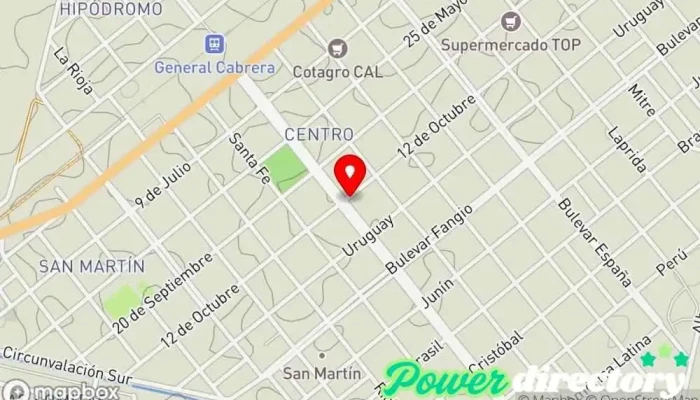 mapa de Mutual De Las Comunidades Banco en Gral. Cabrera