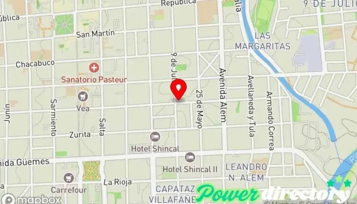 mapa de Mutual Fray M Esquiu Banco en San Fernando del Valle de Catamarca