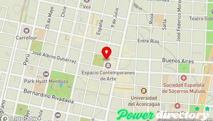 mapa de Mutual Vital - Central Prestamista hipotecario, Agencia de préstamos en BKU