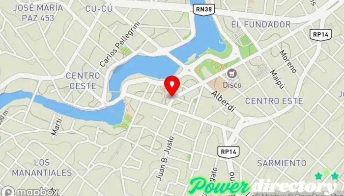 mapa de Nacqua Salud Centro médico, Médico de familia, Médico de medicina general en Villa Carlos Paz