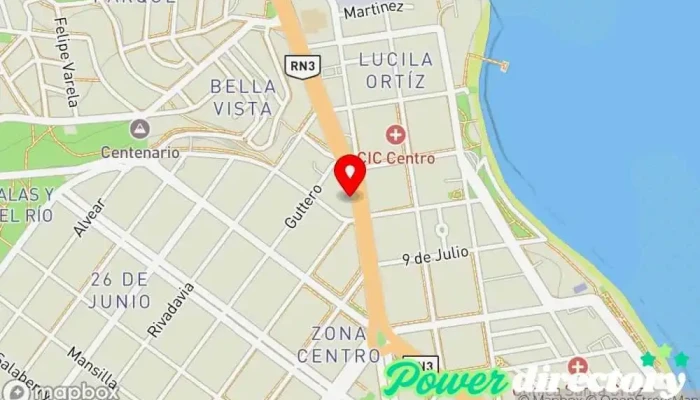 mapa de Naranja X Caleta Olivia Banco en Caleta Olivia