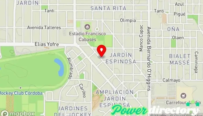 mapa de Neuro Espacio Centro de rehabilitación, Neurólogo en Córdoba