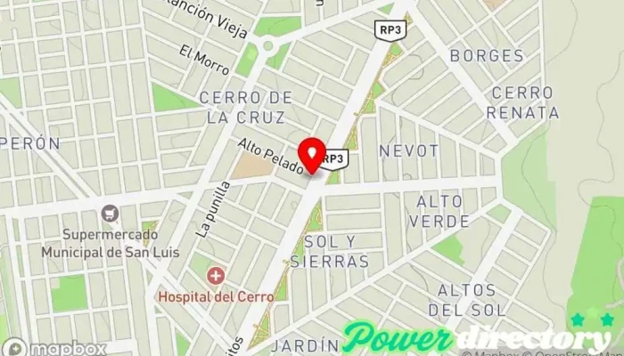 mapa de NICKY comidas caseras Comida a domicilio, Panadería en Alto Pelado