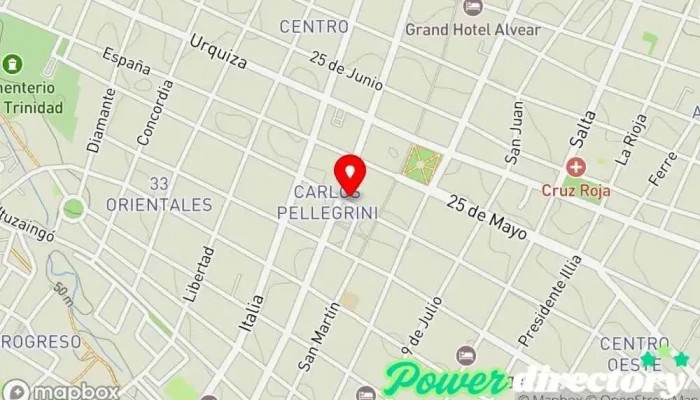 mapa de NIVEL CRED Agencia de préstamos en Paraná