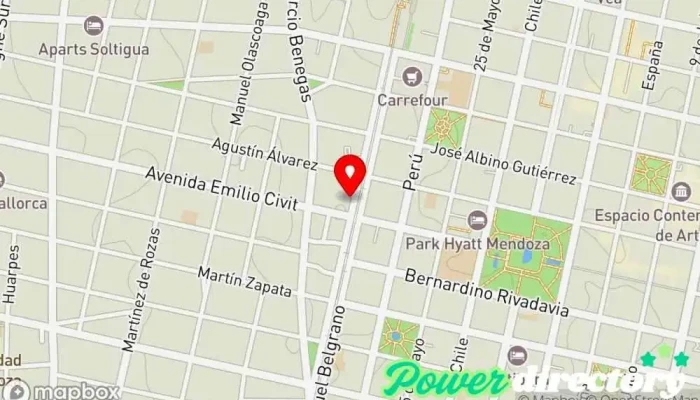mapa de NIX Valores SA Consultora financiera, Servicio de inversiones en Mendoza