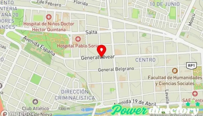 mapa de Noa Express Institución financiera en San Salvador de Jujuy