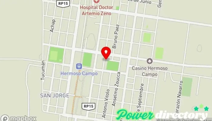mapa de Nuevo Banco del Chaco - Suc. Hermoso Campo Banco en Hermoso Campo