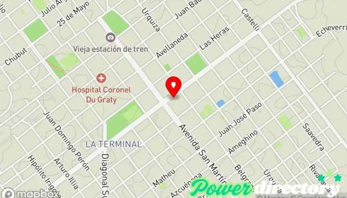 mapa de Nuevo Banco Del Chaco Banco en Coronel Du Graty