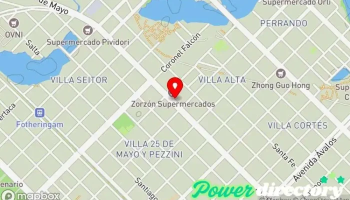 mapa de Nuevo Banco del Chaco S.A. Institución financiera en Resistencia
