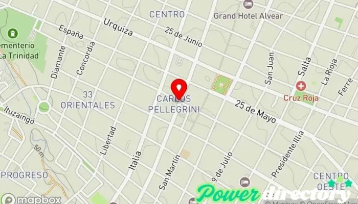 mapa de Orcu Creditos Comercio en Paraná