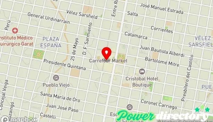 mapa de Oro Mayo Oficina de cambio de divisas en E3200EDB