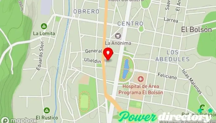 mapa de OVR Kinesiología-Nanotecnología Kinesiólogo, Spa en El Bolsón