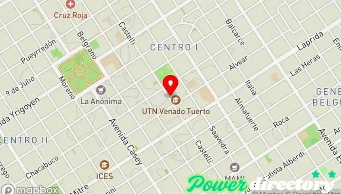 mapa de OXARA SERVICIO FINANCIERO SRL Institución financiera en Venado Tuerto